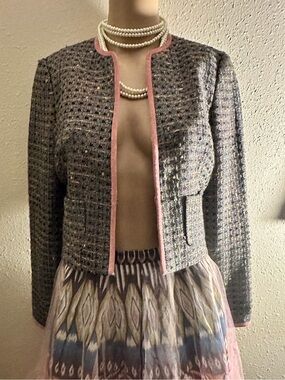 Vintage Y2K Bebe Tweed Blazer